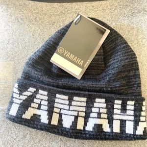 Yamaha Logo Heritage Winter Beanie Hat Cap Gray .. one size